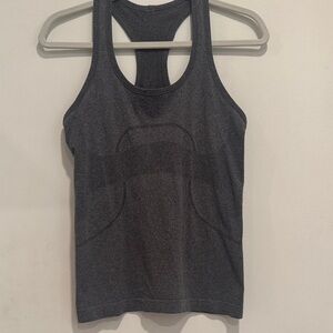 Lululemon Athletica size 6 Dark Gray Racerback Tank Top